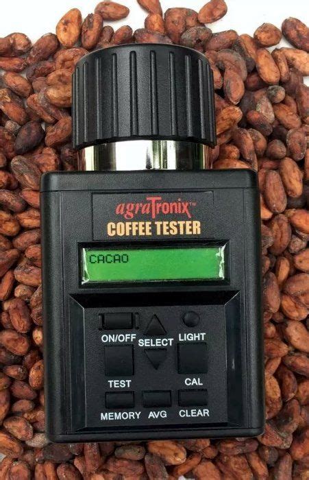 medidor de umidade em grãos cacau|Medidor de umidade de grãos de café Coffee Tester AgraTronix .